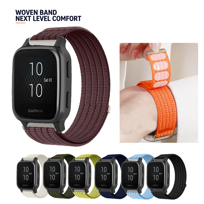 Sport Loop Velcro - สายรัดแบบเวลโคร ทำจากไนลอนระบายอากาศได้ดี ขนาด 20 มม. สำหรับนาฬิกา