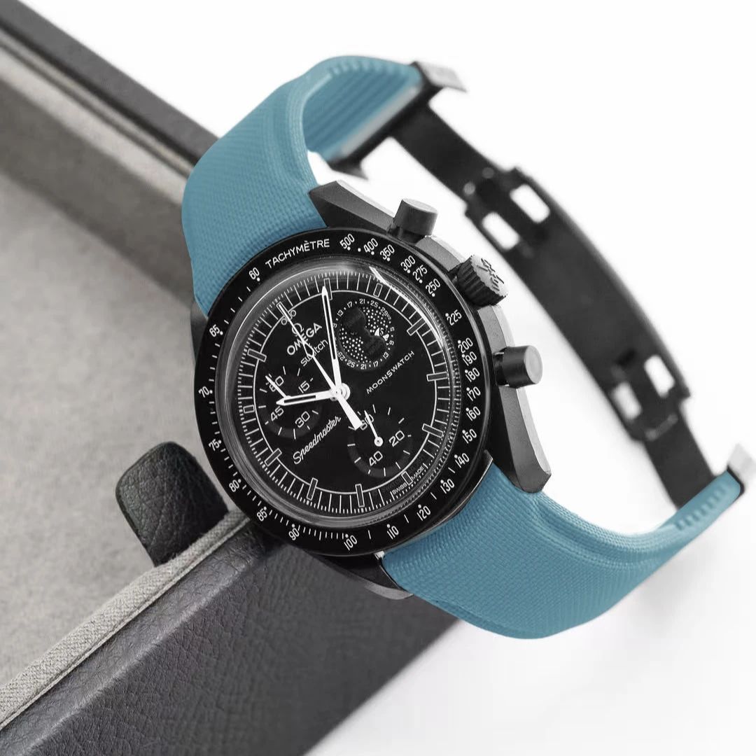 สายนาฬิกาแบบโค้ง FKM ขนาด 20 ม - Omega Watch Speedmaster บทวิจารณ์และราคา