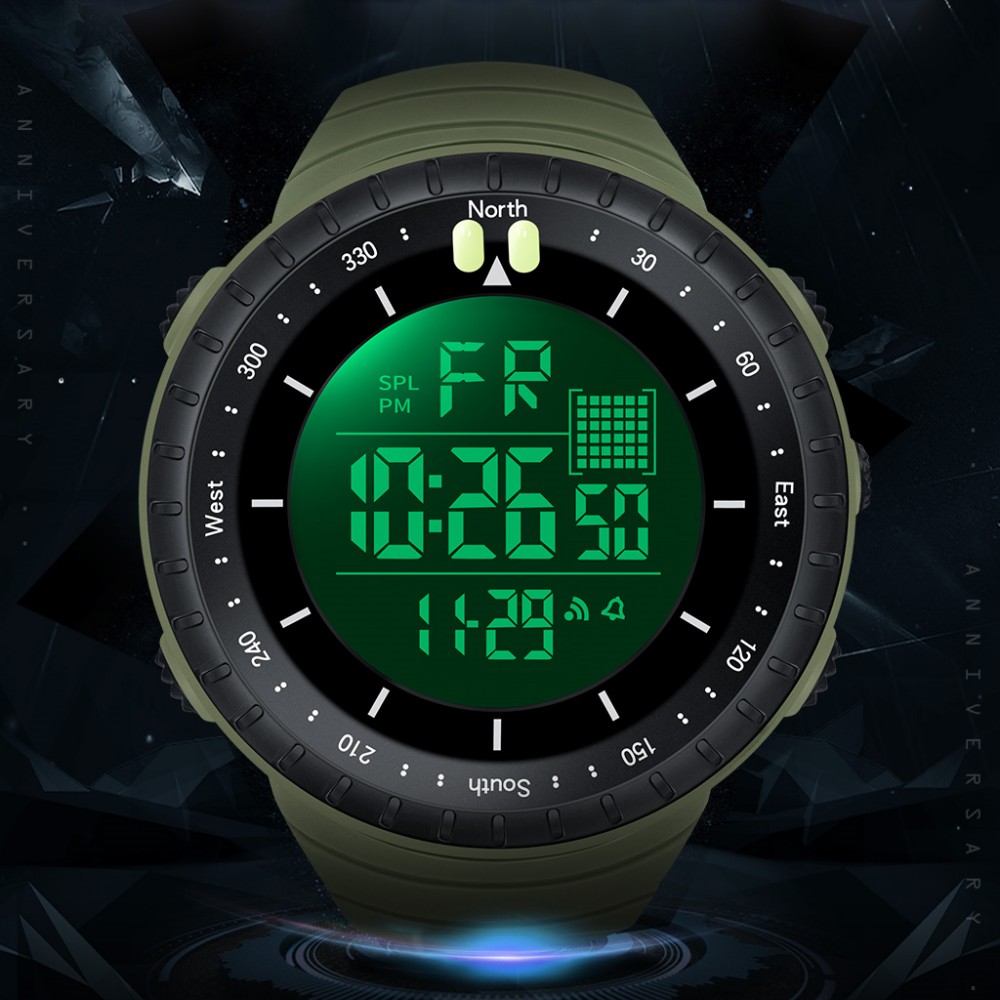 Synoke Jam Tangan Digital ทหาร - Canvas Strap Watch บทวิจารณ์และราคา