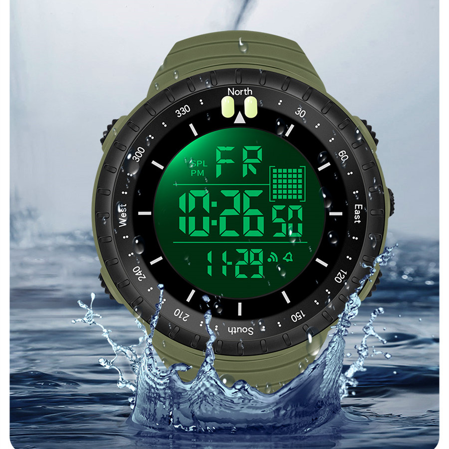 Synoke Jam Tangan Digital ทหาร - Canvas Strap Watch บทวิจารณ์และราคา