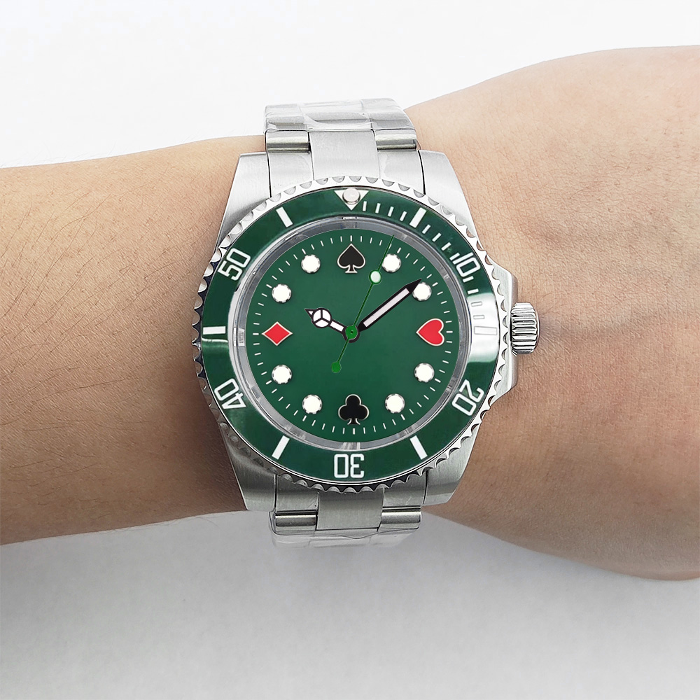 นาฬิกาข้อมือสำหรับผู้ชาย ระบบก - Stainless Bracelet Diver บทวิจารณ์และราคา